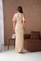 فستان سهرة مزين بالترتر وأكمام قصيرة - 7