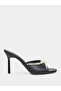 Faux Pearl Embellished Stiletto Heel Sandals - 2