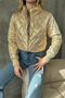 Zippered Shiny Coat - Gold | |   F1625 - 4