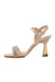 Beige Stone Women's Evening Dress Shoes 248216   Z - 2