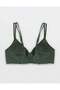 Aerie Real Sunnie Wireless Push Up Blossom Lace Trim Bra - 6