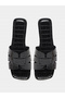 Strappy Slip on Flat Sandals - 5