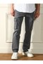 Mid Rise Straight Fit Cargo Stretchable Jeans