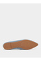 Embellished Denim Slip On Pointed Toe Shoes - 6