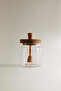 Borosilicate Glass Wooden Honey Jar