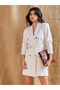 Double Breasted Notch Lapel Blazer Mini Dress