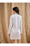 Double Breasted Notch Lapel Blazer Mini Dress - 5
