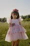 Princess Girls' Dress with Lace and Tulle Detail_M2402 - 3