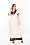 WOMEN'S SHORT SLEEVE SUMMER LONG DRESS