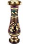Brass Flower Pot 8Cm X 8Cm X 24Cm Black, Gold