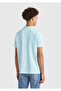Men's Light Blue Regular Fit Short Sleeve Polo T-Shirt - 2
