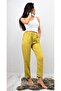 Women's Pocketed Elastic Waist Striped Double Leg Comfortable Summer Trousers 3277200 - 2