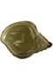 Ocean Starfish Shell Snack Plate, Crystal Clear Glass with Golden Edges (15x20cm) - 3