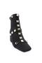 K200-22K Women's Troc Frame Heeled Boots Black Suede - 2