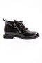 220-22k Women's Lace Up Side Zipper Ankle Boots