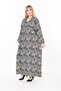 Women's Long Sleeve Plus Size Woven Summer Long Sleeve Dress - 6