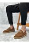 Ba0358 Natural Leather Powder Lace up Rubber Handmade Espadrille Sole Tan Color Men's Shoes - 4