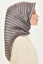 Geometric Patterned Twill Saf Silk Scarf 9226D 81 - 2