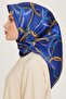 وشاح كلاسيكي منقوش سيرا ساف حرير 9203D 87 - 3