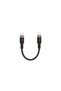Alum. Alloy Braided Cable Type-C To Lightning 30W 25Cm - Black - 2