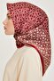 Silk Scarf 2025 Winter - 9248-82 Burgundy Twill - 3