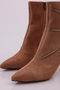 K305-22K Women's Heeled Boots with Zipper Accessories - 4