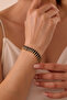 Black Motif Adjustable Bracelet - 2