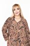 Women's Long Sleeve Plus Size Woven Summer Long Sleeve Dress - 5