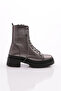 Women's Lace-Up Crystal Stone Boots Platinum Caviar 211012921027