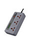 3 Ac 4 Usb-A & Usb-C Pd 20W Multi-Port Super Hub 2M Uk - Gray - 8