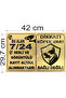 Oversized Attention Dog There Metal Warning Sign A3 Size 29,7 Cm. Is X 42 cm