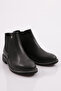155-22K Women's Chelsea Ankle Boots Black Skin Crocodile - 2