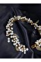 Pearl and Leaf Detailed Promise Engagement after Prom Bridal Crown - 7