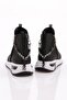 685 Women's Thick Sole Zip Detail Boots Black - 3