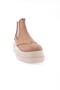 Women's Thick Sole Laser Stretch Detailed Boots Nude Suede 1230173142674 - 2