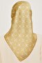 Monogram Patterned Sura Saf Silk Scarf 9207D 01 35 - 4