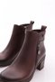 10010 Women's Zipper Detailed Heeled Boots - 4