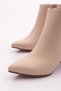 Pm09-k5001 Women's Heeled Boots - Nude - 4