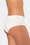 Women's Laser Cut Cotton Hipster Panties 910/White - 3