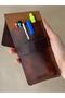 (Writing Name) Pen Holder - Handmade Genuine Leather - 3