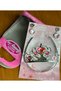 Princess Queen Crown for Children Clip-On Non-Perforated Earrings Gift Set Pink Gemstone Crown Birthday - 4