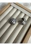 Vintage Bombe - Pair of Steel Anti-Tarnish Earrings - 4
