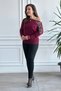 Steel Knitted Leggings Trousers with Elastic Waist - 5