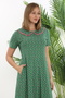 Lace Summer Modal Dress with Baby Collar - 4