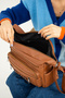 Women's Bag Nine-Compartment Ladies Soft Leather Crossbody Bag - 5