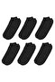 Extra No Show Mens Hns 190-6Pcs Black
