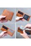 Savona Classic Tan Genuine Leather Card Holder Men's Wallet with Rfid Protection Gift - 3