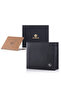 Savona Classic Black Genuine Leather Card Holder Men's Wallet with Rfid Protection Gift - 5