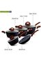 9 Pcs Delight Marble Coated Cookware Set - 5