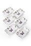 6-Piece Snack Bowl Butterfly Pattern Handmade Presentation Bowl Jam Sauce Bowl Breakfast Cookie Treat Set - 3